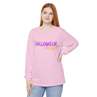 halloween is cool long sleeve shirt, halloween long sleeve sparkle paperie house