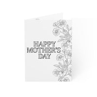 Color In Floral Happy Mothers Day Greeting Card Set of 1