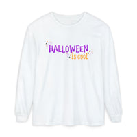 halloween is cool long sleeve shirt, halloween long sleeve sparkle paperie house