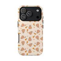 groovy pumpkin pattern phone case, autumn phone case for iPhone and Samsung, sparkle paperie house