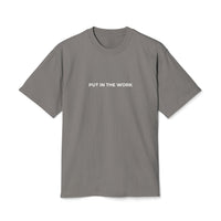 motivational graphic shirt put in the work, gym graphic shirt sparkle paperie house  