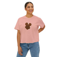 theme park women boxy shirt mouse shaped ice cream sandwich, sparkle paperie house