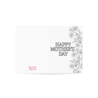 Color In Floral Happy Mothers Day Greeting Card Set of 1