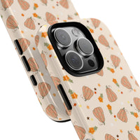 groovy pumpkin pattern phone case, autumn phone case for iPhone and Samsung, sparkle paperie house
