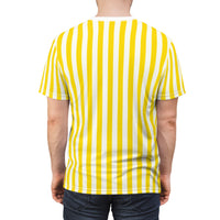 theme park t-shirt yellow stripe spikey bee, enchanted garden festival sparkle paperie house