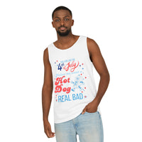 4th of july tank top features you look like the 4th of july graphic with hot dog, sparkle paperie house