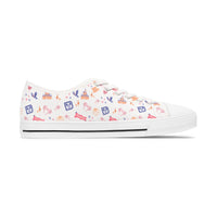 theme park fantasy magic women sneakers, fantasy land pattern low top sneakers sparkle paperie house