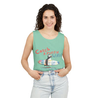 catch a puffin wave surfer tank top, puffin surfing tank top sparkle paperie house