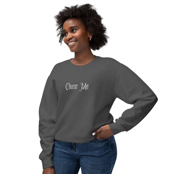 Dark Romance Chase Me Unisex Lightweight Crewneck Sweatshirt