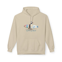 catch a puffin wave surfer hoodie, puffin surfing surf's up bruh hoodie, sparkle paperie house