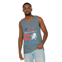 4th of july tank top features you look like the 4th of july graphic with hot dog, sparkle paperie house