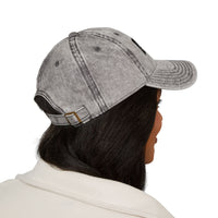 Motivational Black Dream Bigger Embroidery Vintage Cap