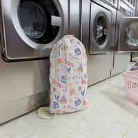 theme park fantasy land pattern laundry bag, fantasy magic laundry bag 18x26 sparkle paperie house