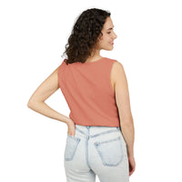 Enchanted Garden Festival Buzzing Bee Chasing Sunshine & Flowers Unisex Garment-Dyed Tank Top