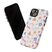 theme park fantasy land pattern phone case, fantasy magic duel layer tough phone case sparkle paperie house