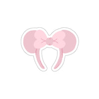 Pink Mouse Ear Sticker 