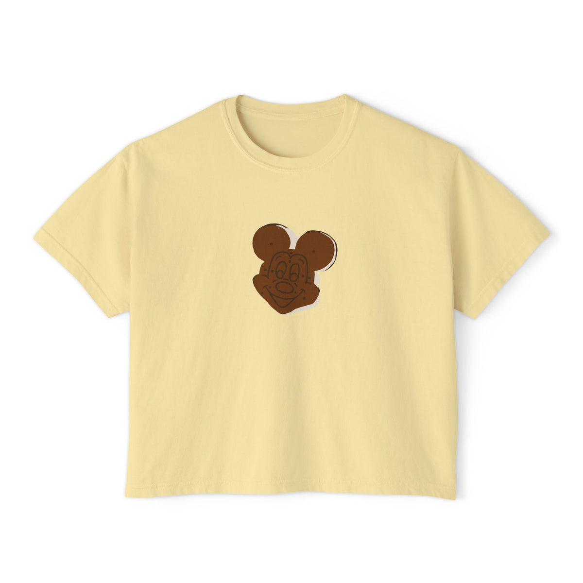 theme park women boxy shirt mouse shaped ice cream sandwich, sparkle paperie house