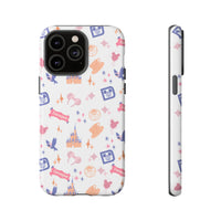 theme park fantasy land pattern phone case, fantasy magic duel layer tough phone case sparkle paperie house