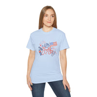 Patriotic 4th of July Graphic Unisex Ultra Cotton Tee
