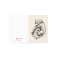 Otter Mothers Day Greeting Card Set of 1