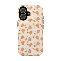 groovy pumpkin pattern phone case, autumn phone case for iPhone and Samsung, sparkle paperie house