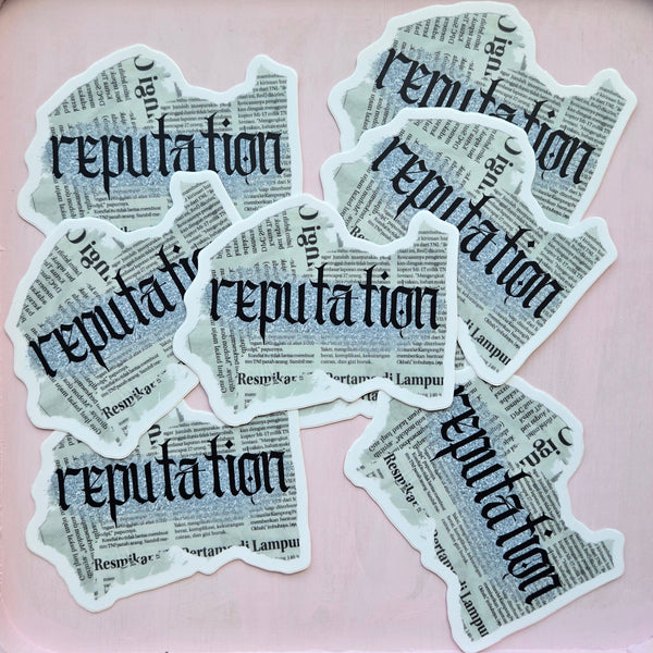 Reputation Era Vinyl Die Cut Sticker 3x3