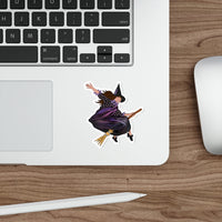 Marine witch halloween town vinyl die cut sticker, sparkle paperie house