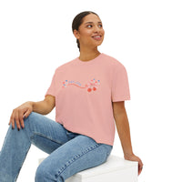 Patriotic EST. 1776 Women's Boxy Tee