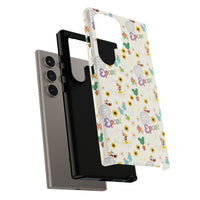 theme park flower and garden festival pattern tough phone case, sparkle paperie house