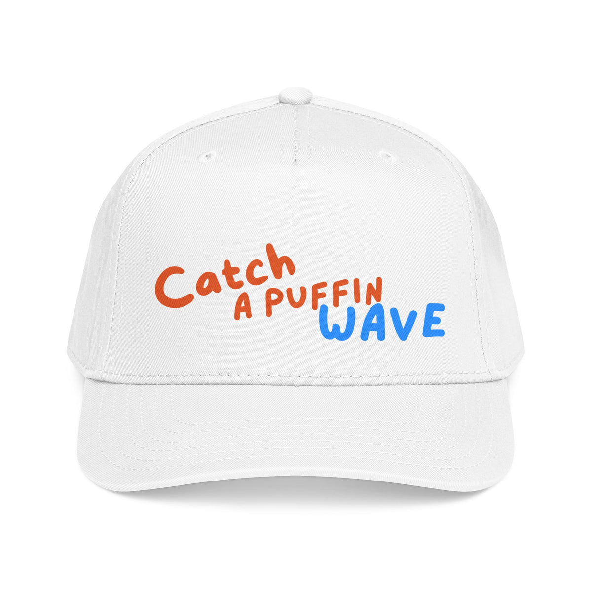 catch a puffin wave baseball cap, surfer baseball hat sparkle paperie house