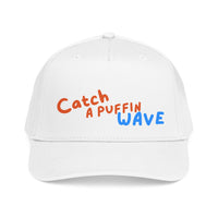catch a puffin wave baseball cap, surfer baseball hat sparkle paperie house