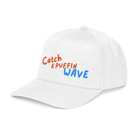 catch a puffin wave baseball cap, surfer baseball hat sparkle paperie house