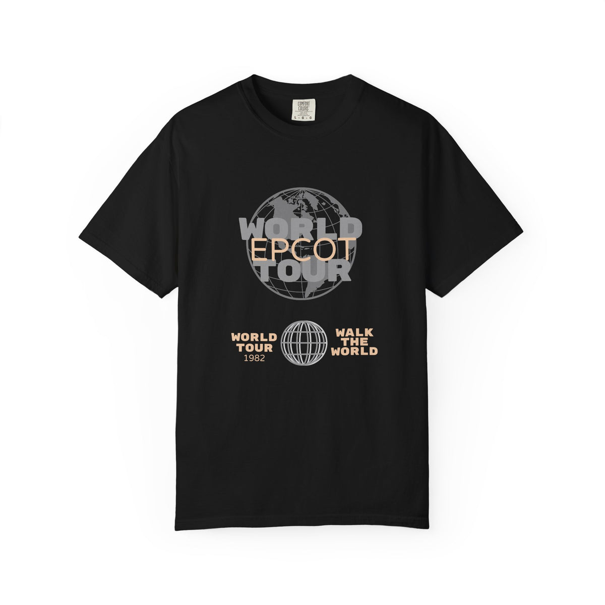 Theme Park Drink Around The World Unisex Garment-Dyed T-shirt
