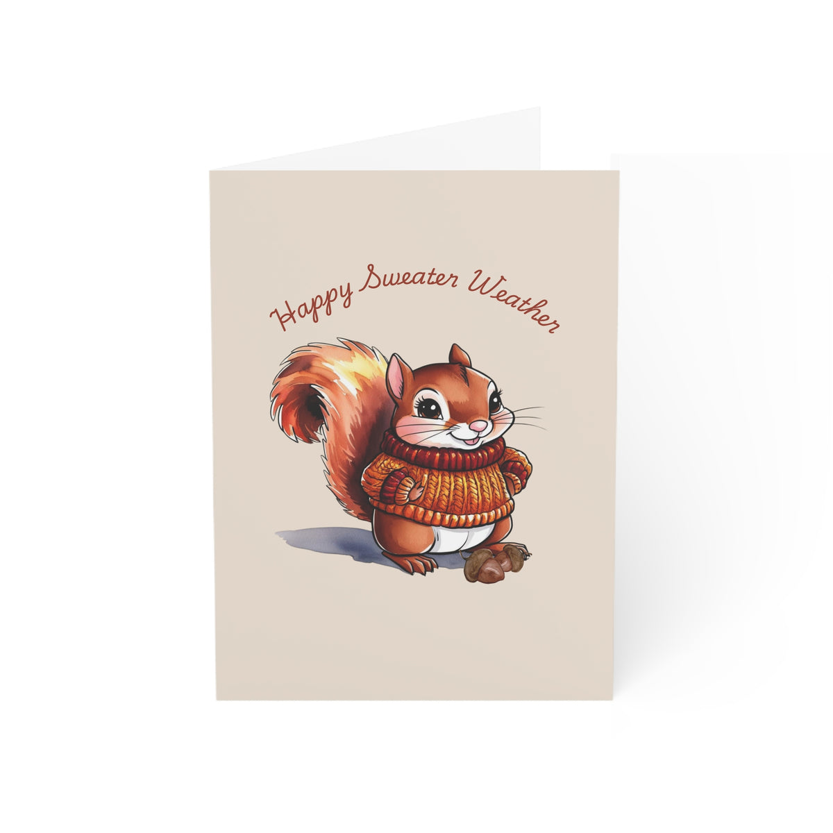 Happy Sweater Weather Greeting Card, sparkle paperie house greeting cards