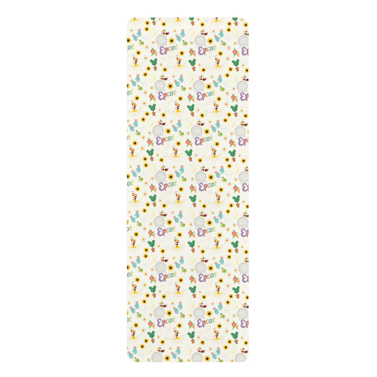 theme park enchanted garden festival yoga mat, flower and garden festival, workout mat sparkle paperie house