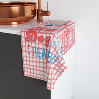 patriotic you look like the 4th of july red gingham hand towel, sparkle paperie house