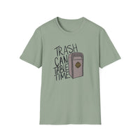 theme park trash can table time festival t-shirt, sparkle paperie house theme park shirt