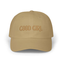 romance reader good girl baseball hat, sparkle paperie house good girl embroidery baseball cap