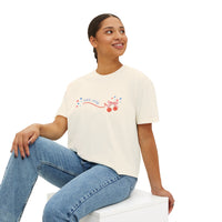 Patriotic EST. 1776 Women's Boxy Tee