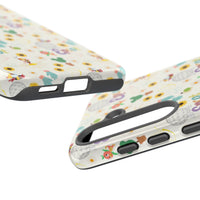 theme park flower and garden festival pattern tough phone case, sparkle paperie house