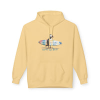 catch a puffin wave surfer hoodie, puffin surfing surf's up bruh hoodie, sparkle paperie house