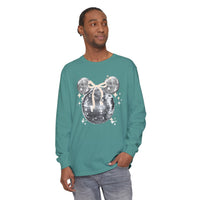 long sleeve mickey disco ball shirt