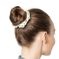 theme park enchanted garden festival pattern scrunchie 