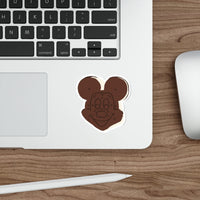 Theme park mouse shaped ice cream sandwich die cut sticker, sparkle paperie house