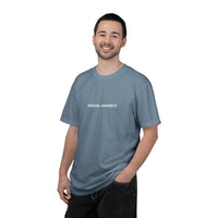 Social Anxiety Unisex Garment-Dyed T-shirt