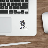 hockey romance sticker with quote puck me, sparkle paperie house sport romance sticker
