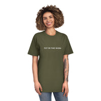 Motivational Put In The Work Unisex Faded Shirt