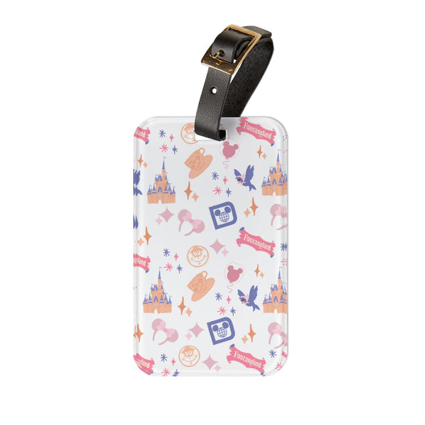 Theme Park Fantasy Magic Pattern Luggage Tag