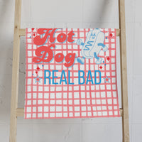 patriotic you look like the 4th of july red gingham hand towel, sparkle paperie house