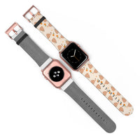 Groovy pumpkin pattern iPhone watch band, autumn pattern iPhone watch band sparkle paperie house